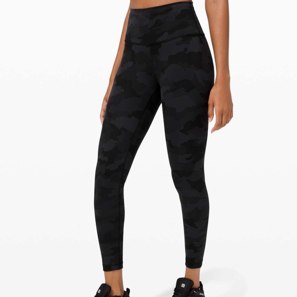 lululemon athletica Pants - Lululemon Wunder Train High-Rise Tight 25" Heritage 365 Camo Deep Coal Multi - 6